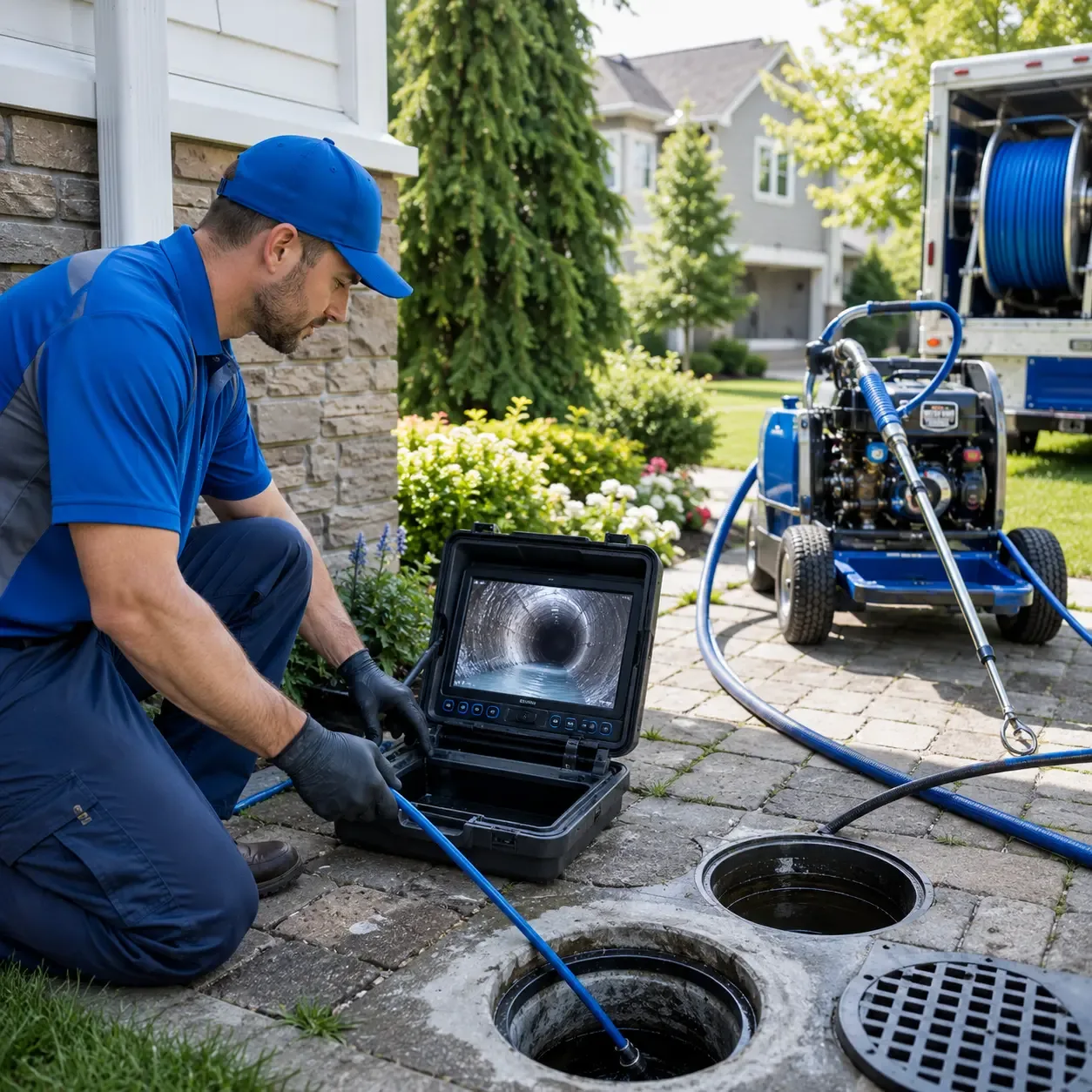 Outdoor drain cleaning professionals serving Earlysville, VA